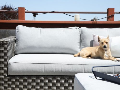 rattan bútor párna