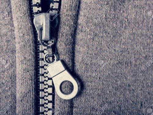 műanyag cipzár ezüst