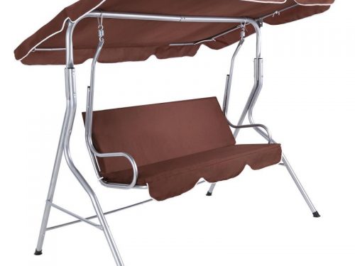 hollywood 3 ferohelyes hintaagy 185 cm szeles barna 505622