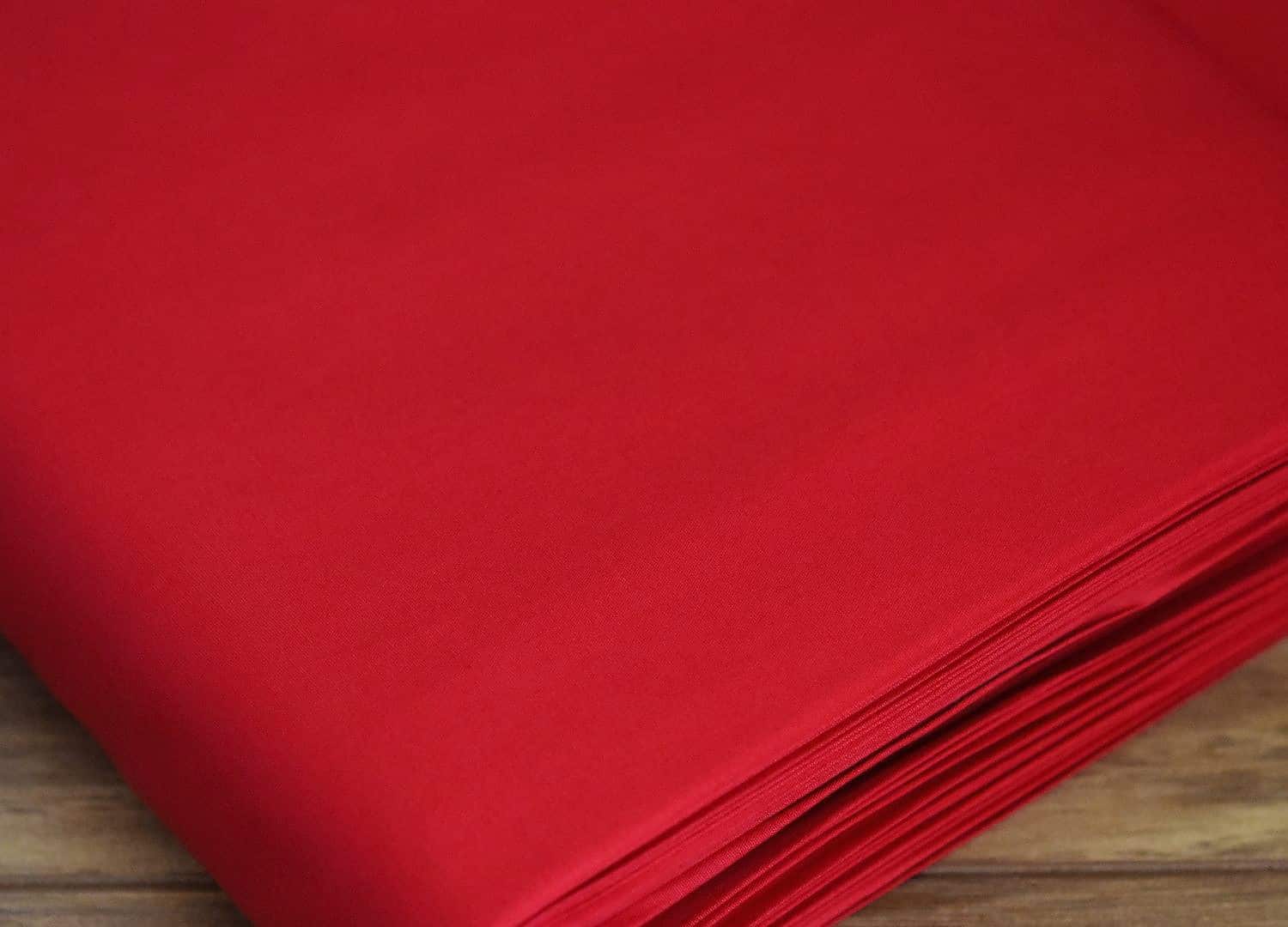 plain cotton fabric red 5b9
