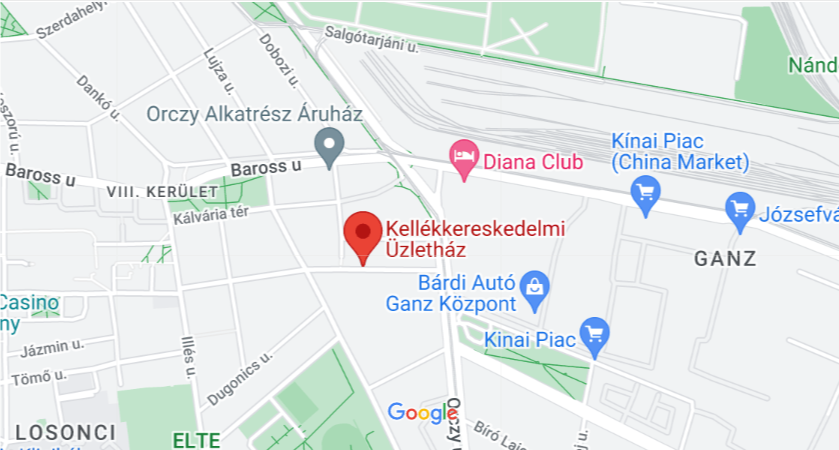 rovidarumeteraru terkep